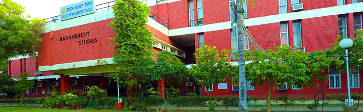 Faculty of Management Studies FMS University of Delhi